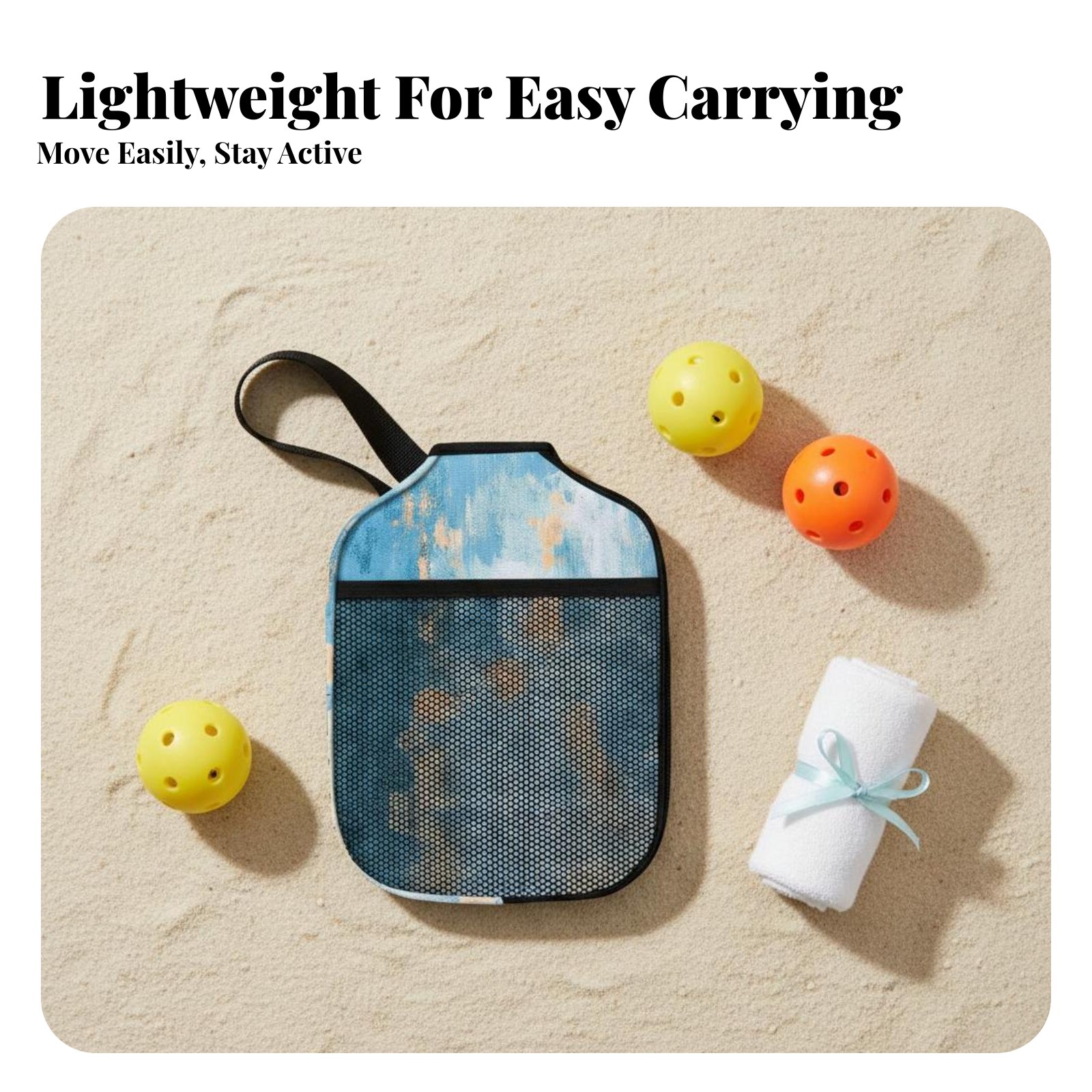 Pickleball Paddle - Pickleball Paddle Cover Portable Pickleball Racket