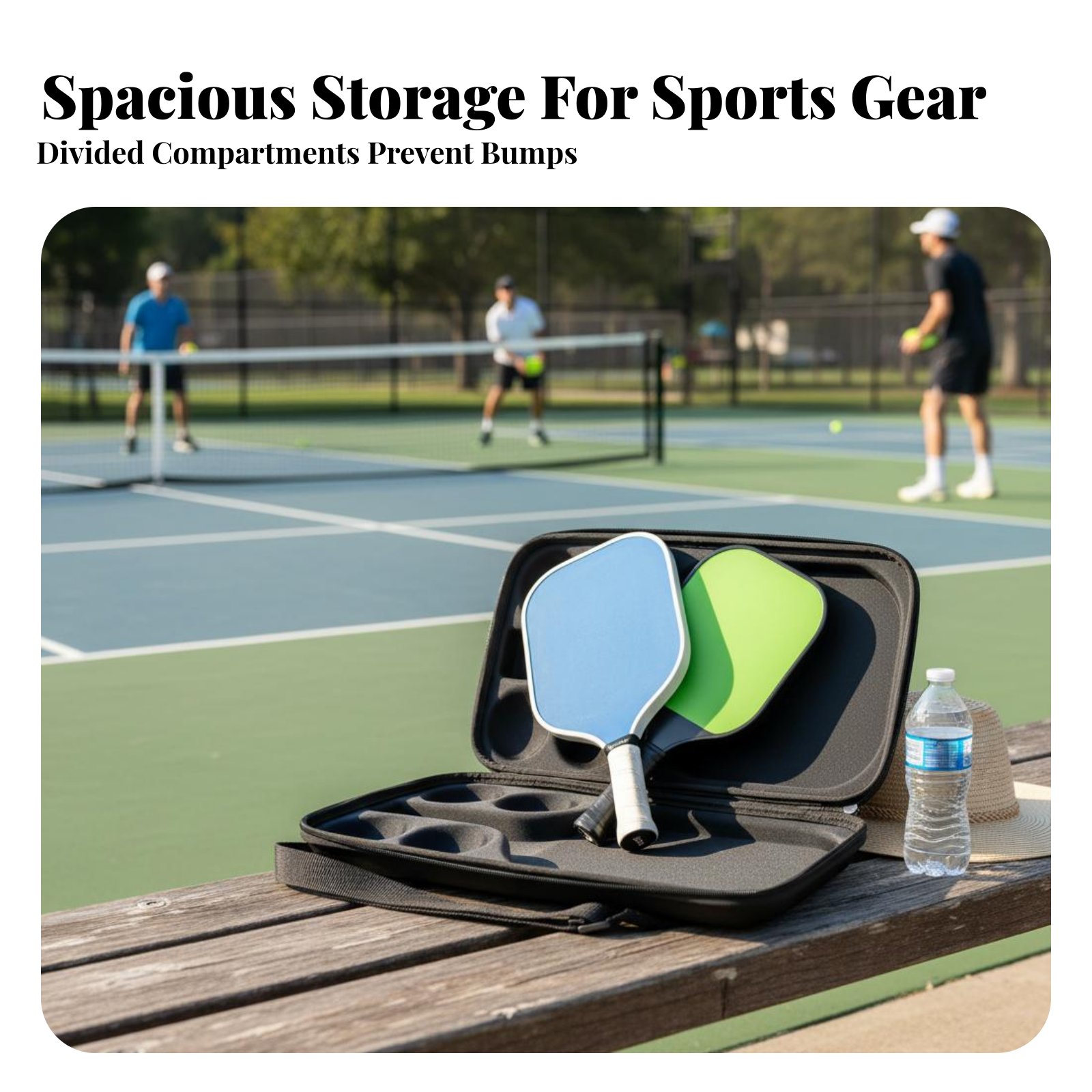 Pickleball Paddle - Pickleball Paddle Bag Large Capacity Pickleball