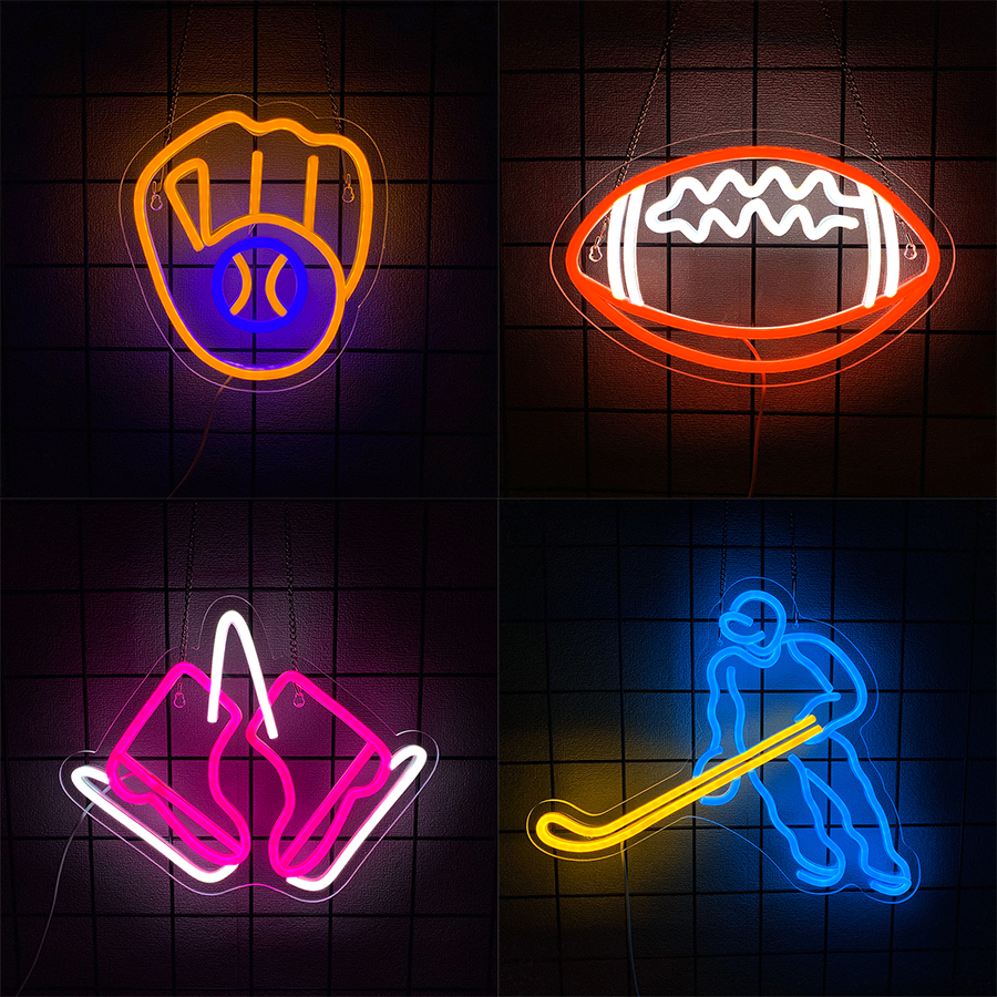 Sports Led Neon Sign, Rugby Sp - مراجعة Sports Equipment Used وسعره