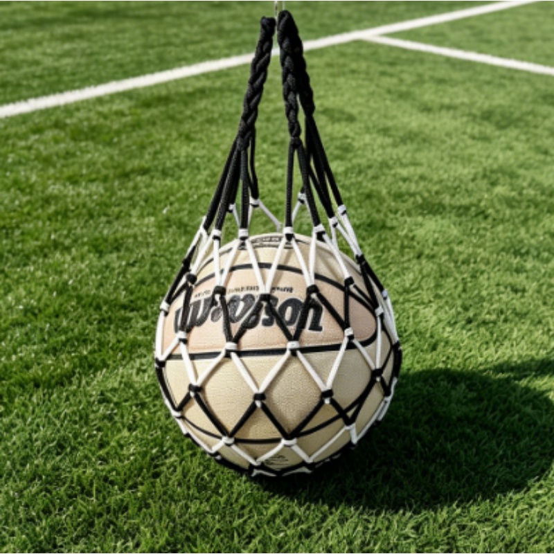 1PC Football Net Bag Nylon Bol - مراجعة Sports Equipment For Volleyball وسعره