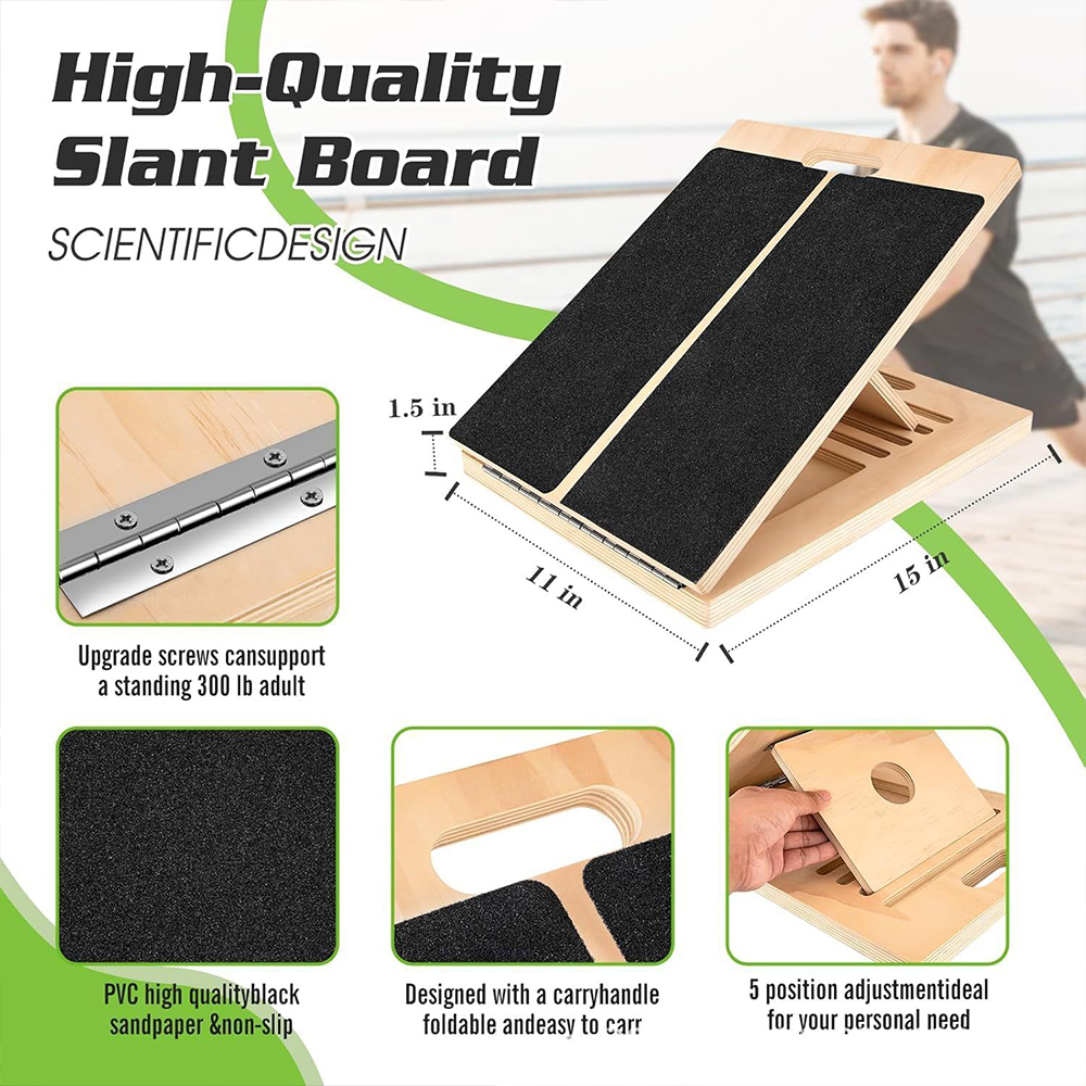 Foldable Wooden Incline Board  - مراجعة Sports Equipment Website وسعره