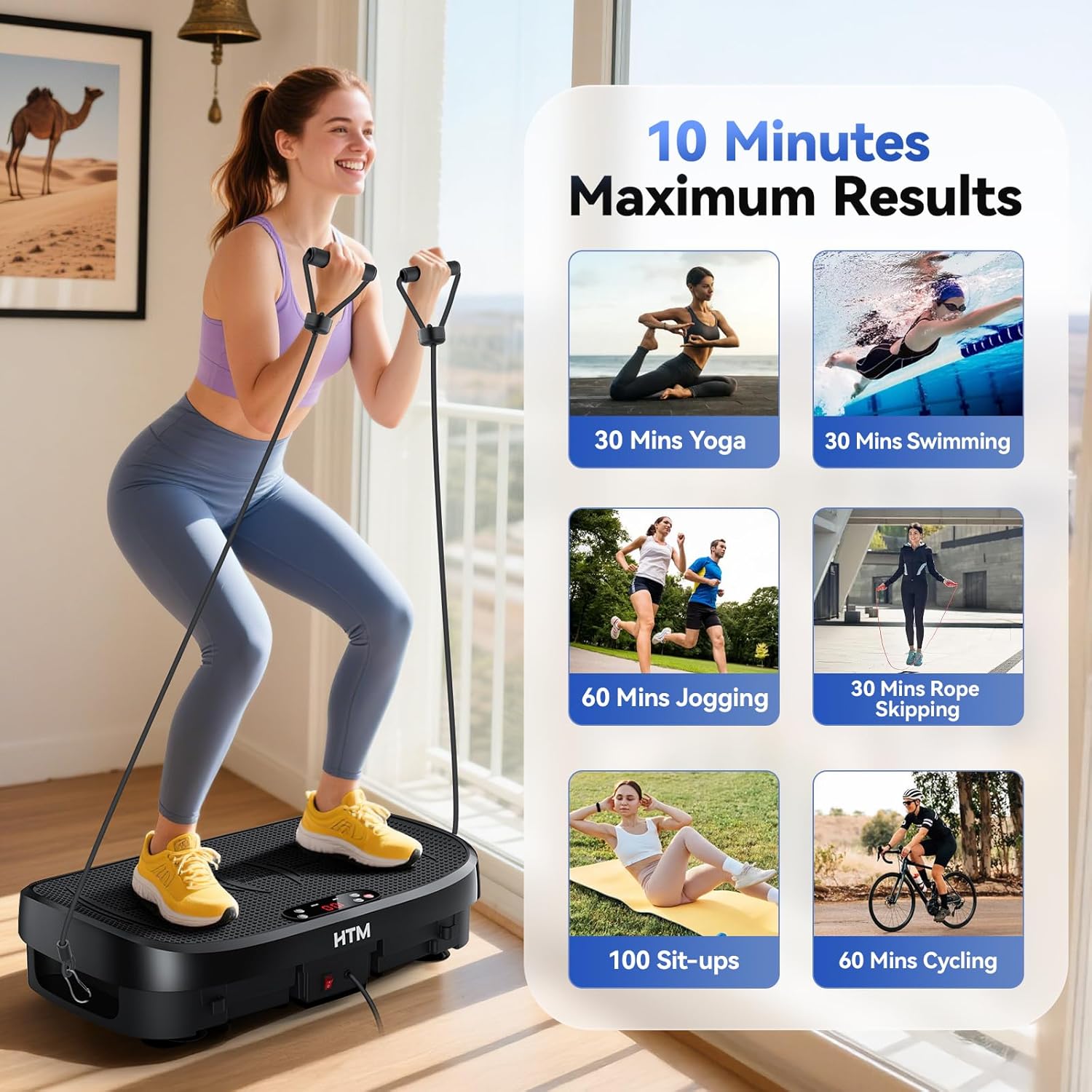 Vibration Plate Fat Burning Fi - مراجعة Sports Equipment Website وسعره