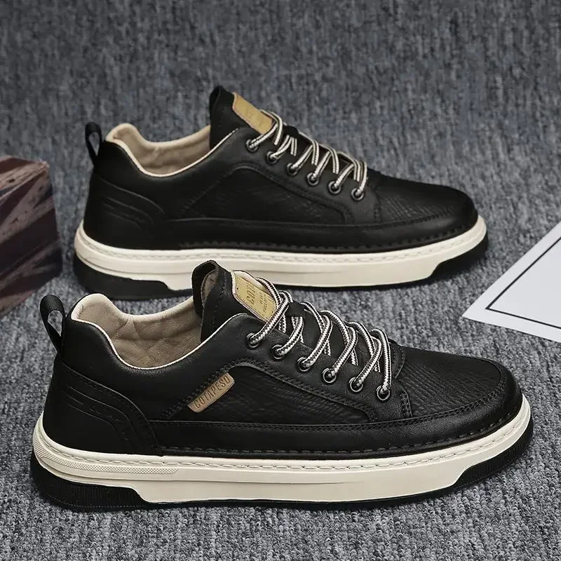 Fashion Casual Leather Shoes f - مراجعة Sports Equipment Brand وسعره