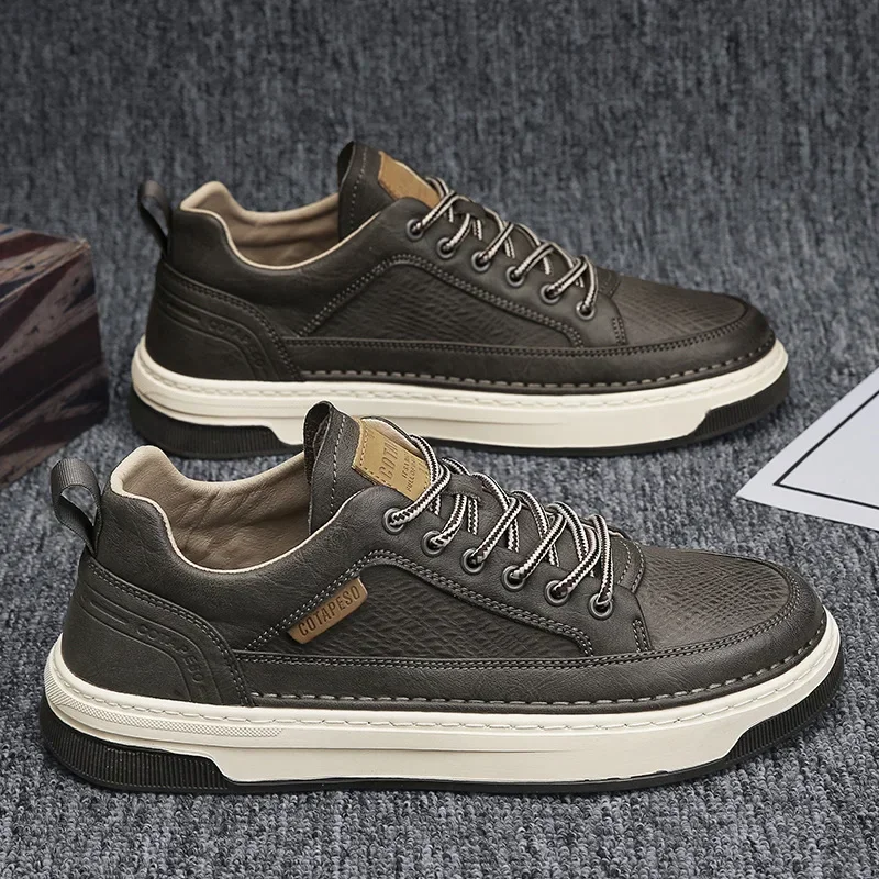 Fashion Casual Leather Shoes f - مراجعة Sports Equipment Brand وسعره