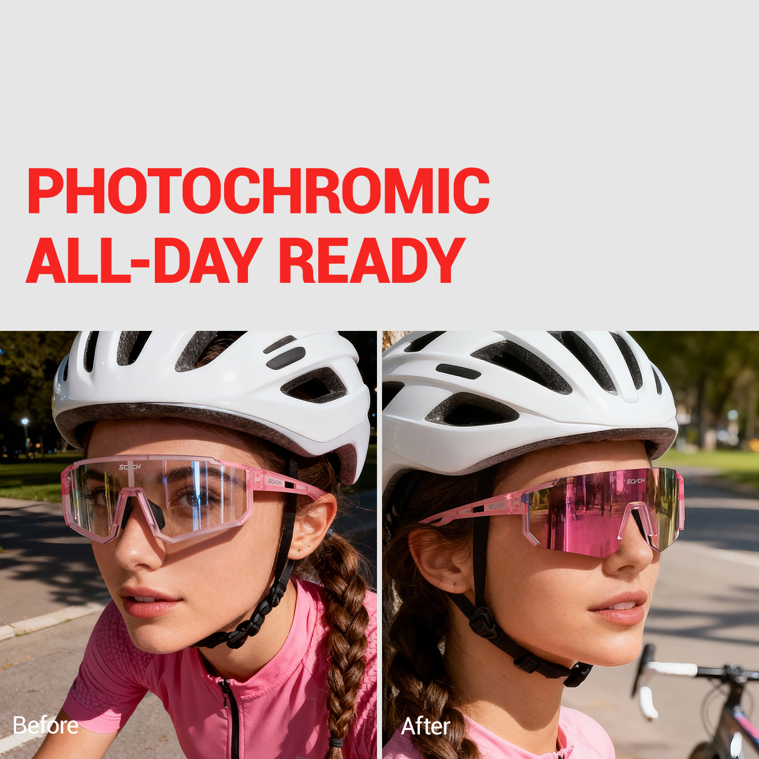 SCVCN Sweet Pink Bike Cycling  - مراجعة Sports Equipment Photos وسعره