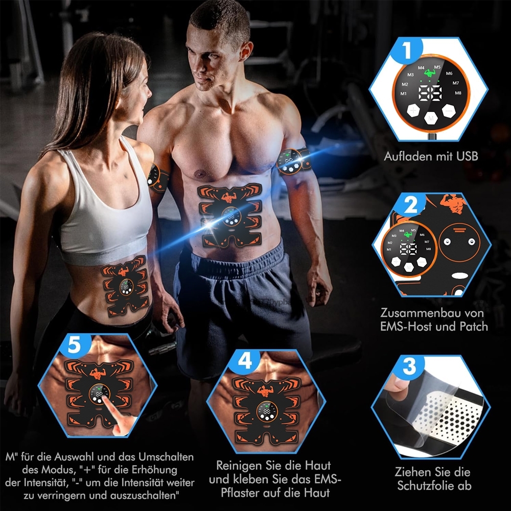 Portable EMS Abdominal Trainer - مراجعة Sports Equipment Website وسعره