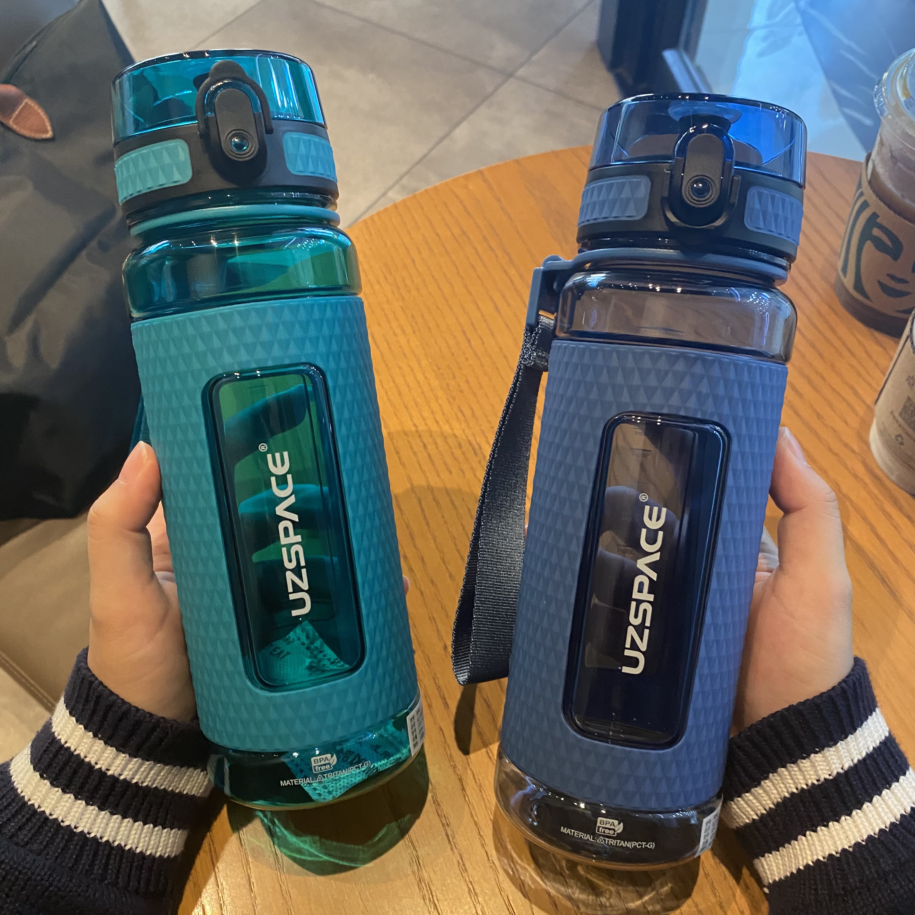 Water Bottle BPA Free Large Ca - مراجعة Sports Equipment Photos وسعره