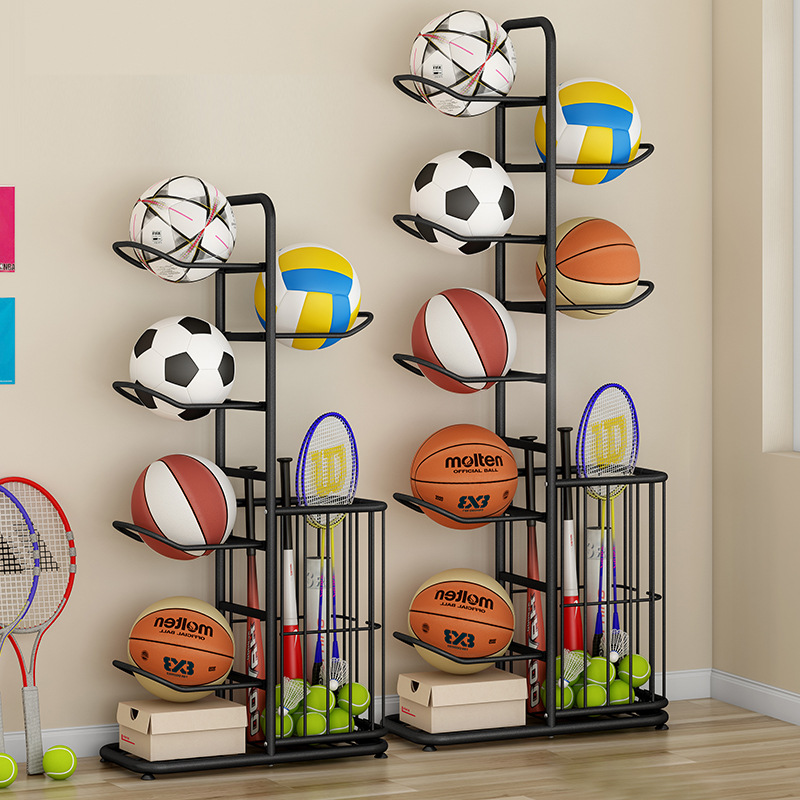 Sports Ball Storage Rack Baske - مراجعة Sports Equipment For Volleyball وسعره
