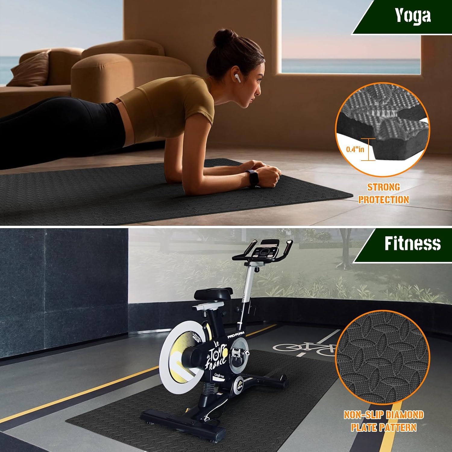 60cm EVA Foam Gym Floor Mats 8 - مراجعة Sports Equipment Website وسعره