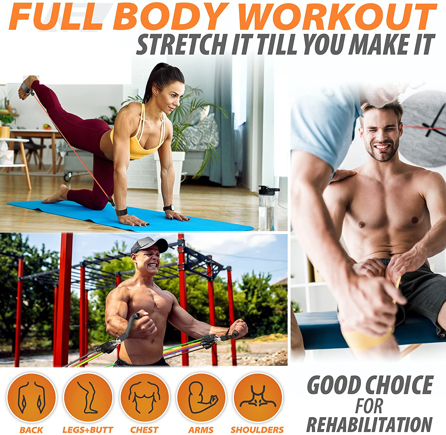 300lb Fitness Booty Resistance - مراجعة Sports Equipment Website وسعره